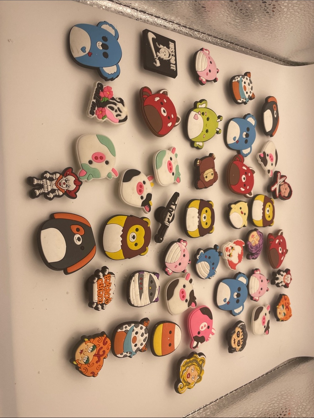 Crocs Charms - Blue, Pink, Red, Green, White, Black